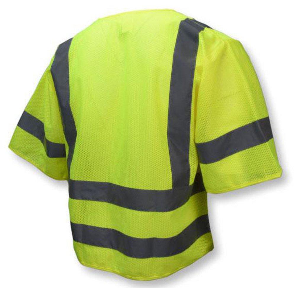 Radians Hi-Viz Green STD CL 3 VEST MESH ZIP GR L 
