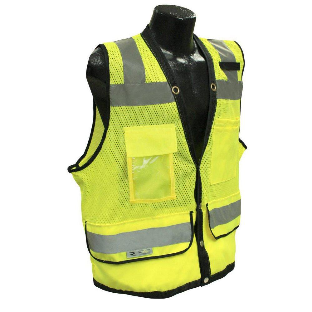 Radians Hi-Viz Green Heavy Duty Surveyor Safety Vest 
