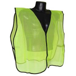 No Tape Green Mesh Safety Vest