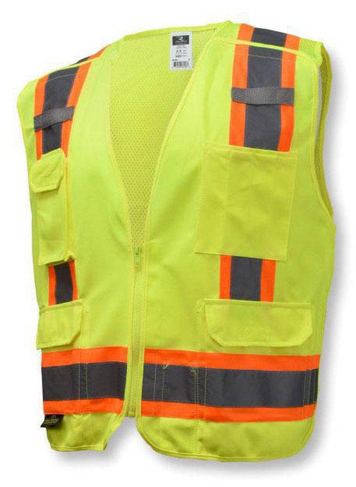Radians Hi-Viz Green Polyester Safety Vest in Hi-Viz Green 