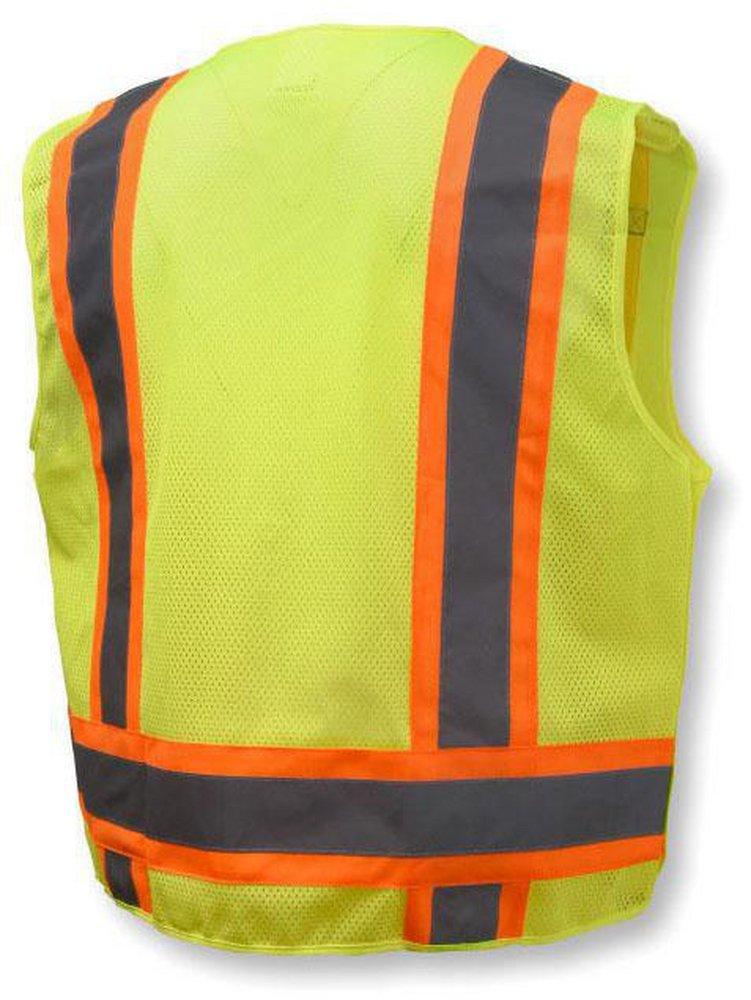 Radians Hi-Viz Green Polyester Safety Vest in Hi-Viz Green 