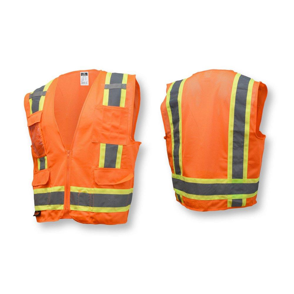 Radians Hi-Viz Orange 2-Tone Surveyor Vest 