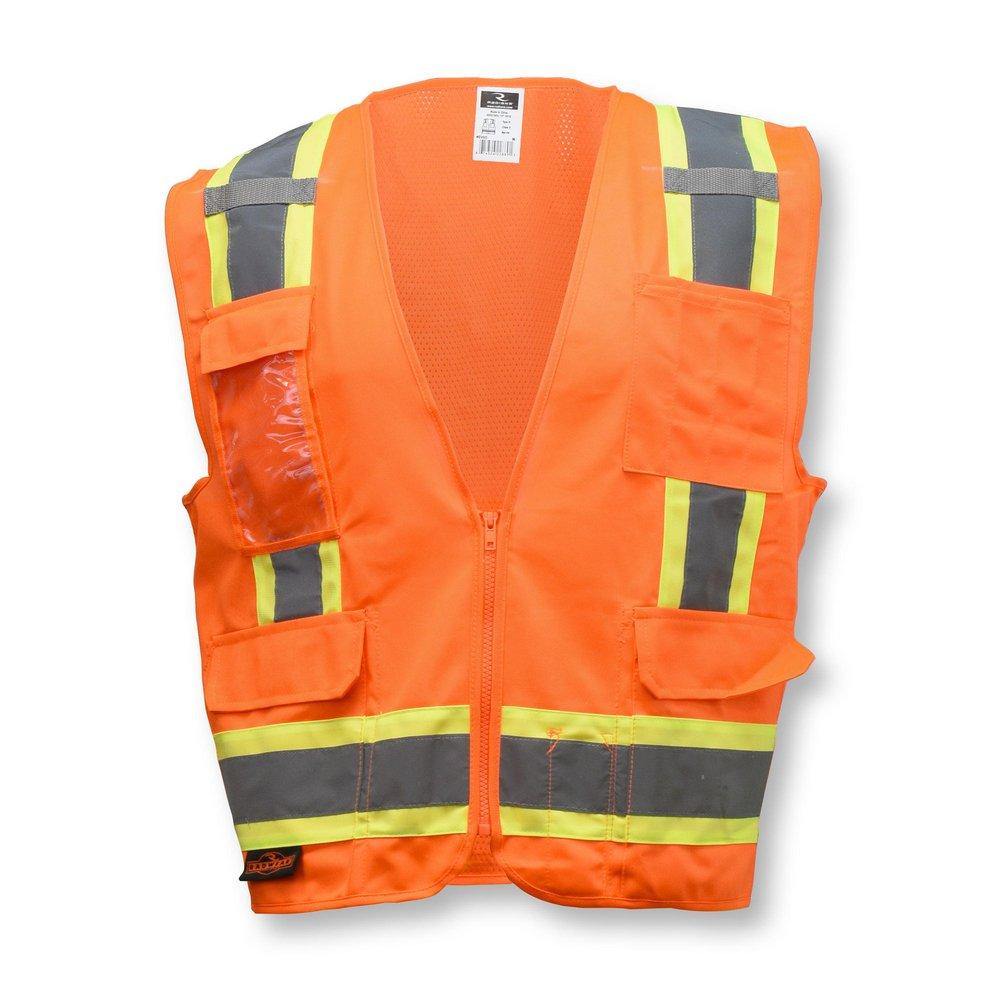 Radians Hi-Viz Orange 2-Tone Surveyor Vest 