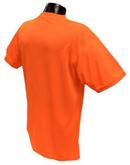 Radians Hi-Viz Orange Birdseye Mesh and Plastic T-Shirt with Moisture Wicking in Hi-Viz Orange 