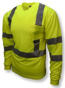 Radians Hi-Viz Green Long Sleeve T-Shirt in Hi-Viz Green 