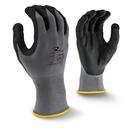 Radians Grey Size M Plastic Dipped Glove 
