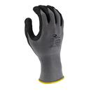 Radians Grey Rubber Spandex Dipped and Coated Glove 