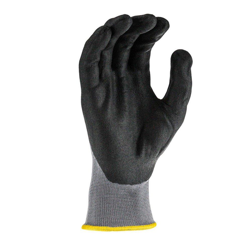 Radians Grey Rubber Spandex Dipped and Coated Glove 
