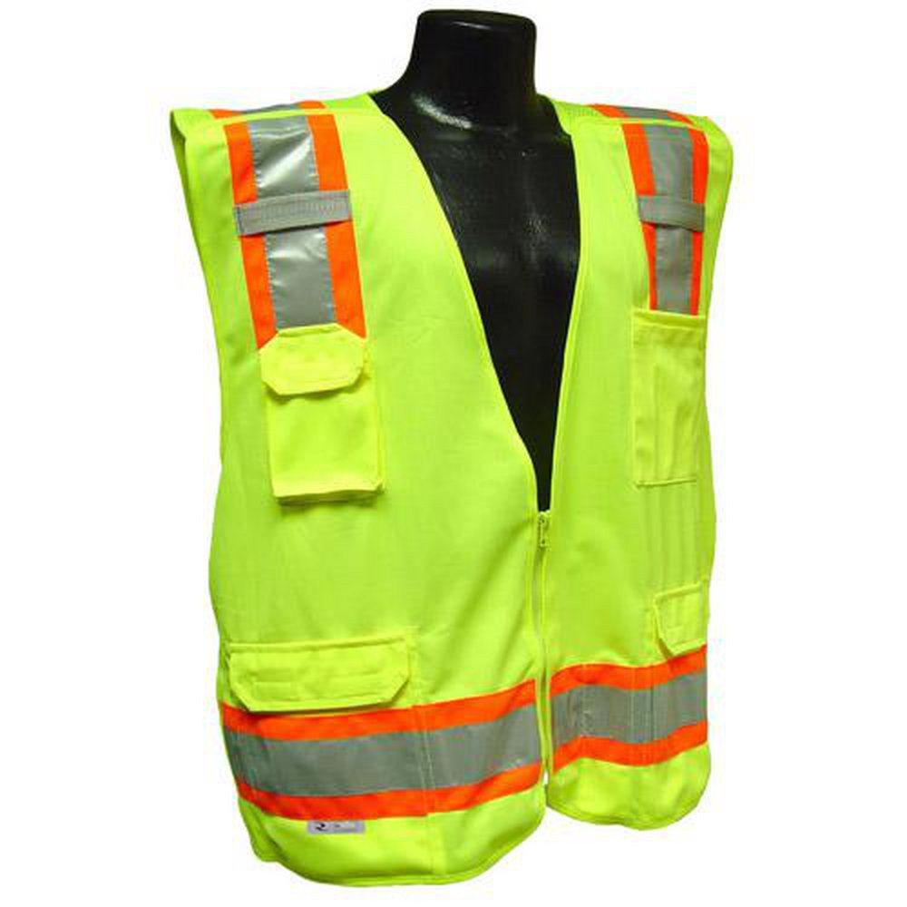 Radians Hi-Viz Green 2-Tone Surveyor Safety Vest 