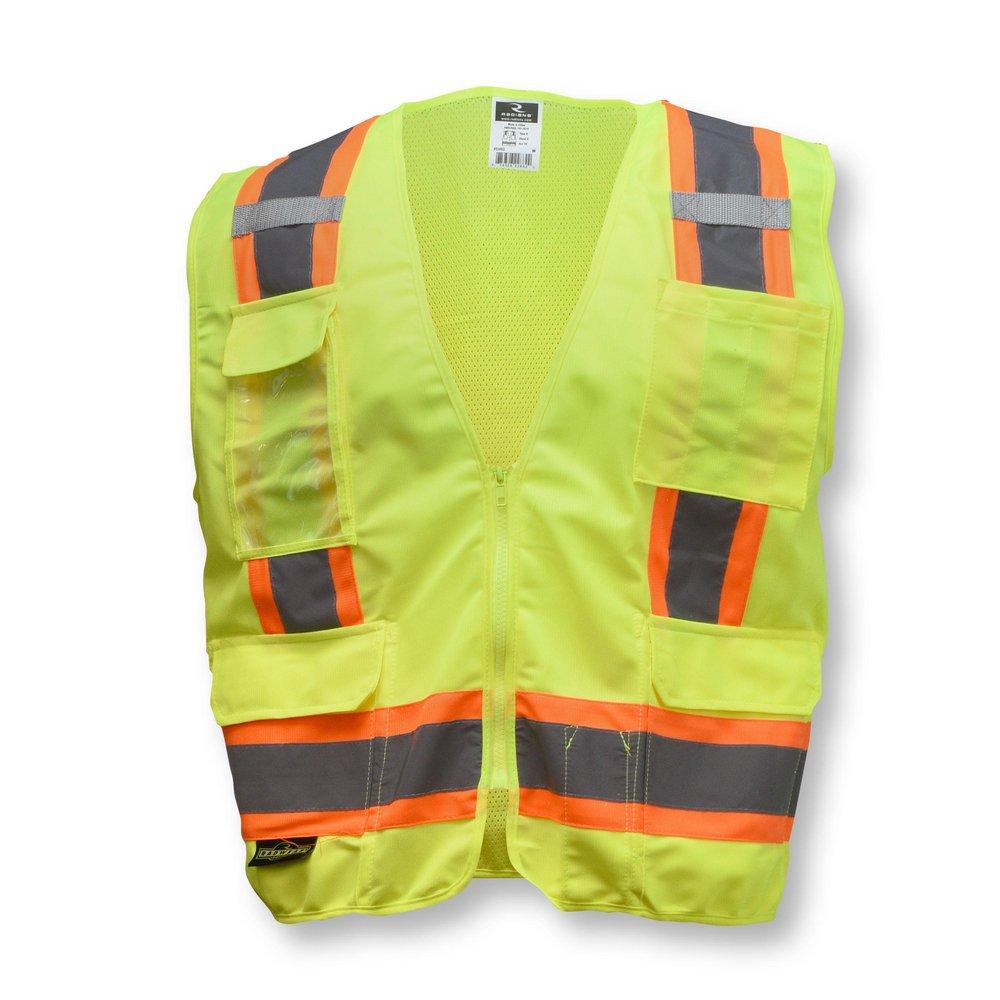 Radians Hi-Viz Green 2-Tone Surveyor Safety Vest 