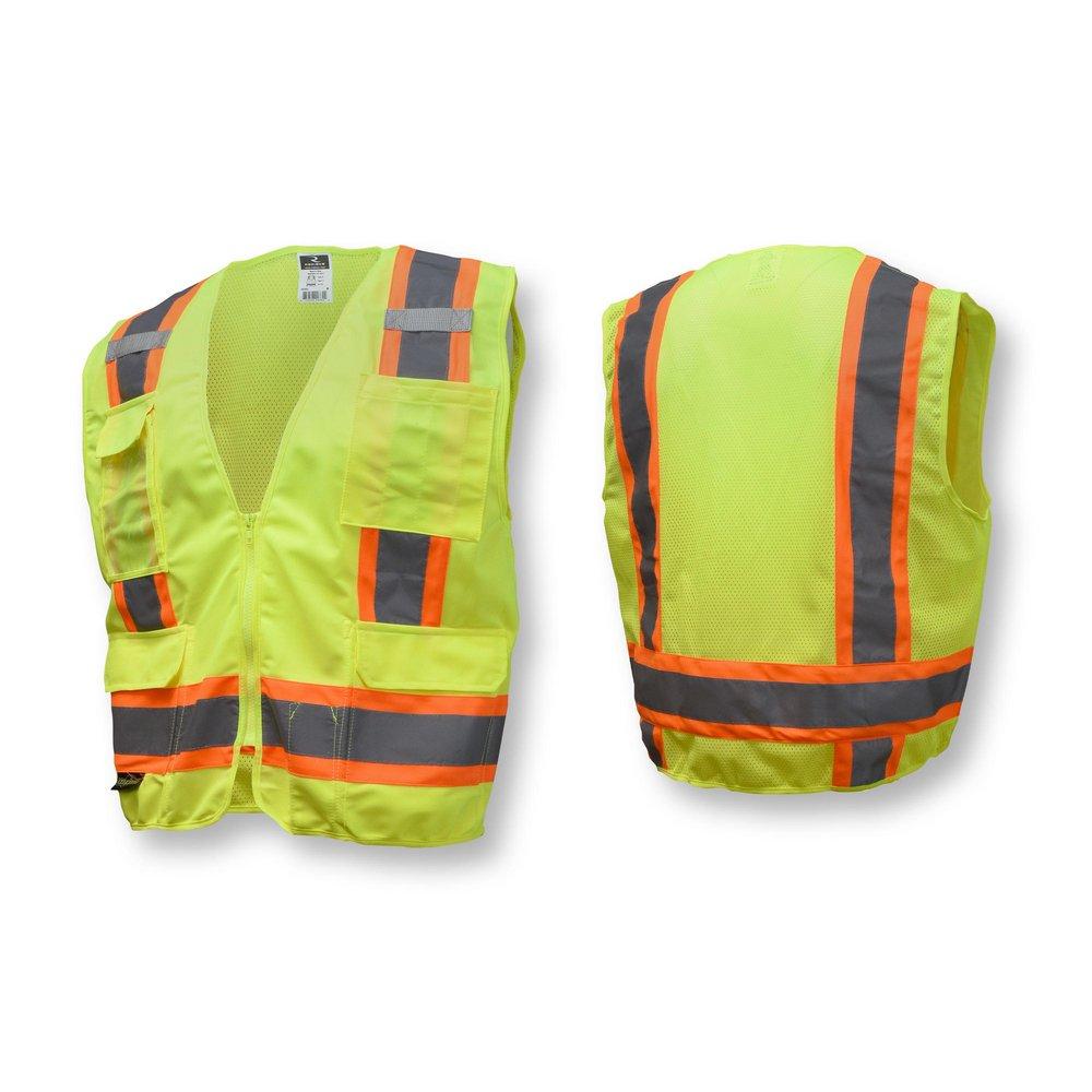 Radians Hi-Viz Green 2-Tone Surveyor Safety Vest 