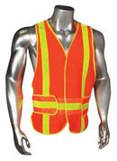 Radians Hi-Viz Orange Polyester Chevron Safety Vest in Hi-Viz Orange 