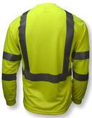 Radians Hi-Viz Orange Polyester Birdseye Mesh Long Sleeve T-shirt in Hi-Viz Orange 