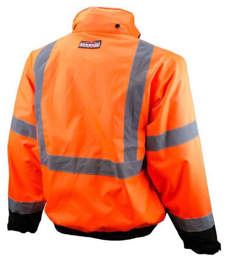 Radians Hi-Viz Orange 3-in-1 Deluxe Hi-Viz Bomber Jacket Hi-Viz Orange and Black 