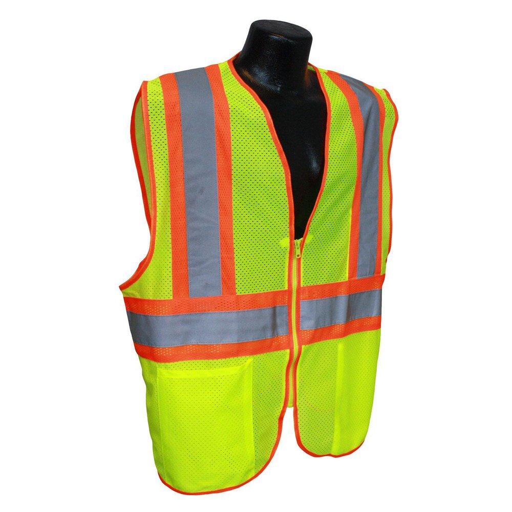 Radwear USA Hi-Viz Green LIME MESH CONTRASTING TRIM 2X 