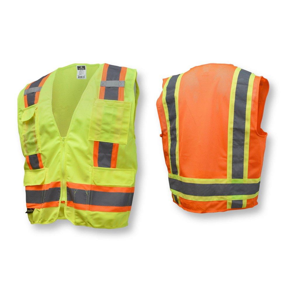 Radians Hi-Viz Green 2-Tone Surveyor Safety Vest 