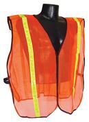 S-XL Size Polyester Safety Vest in Hi-Viz Orange