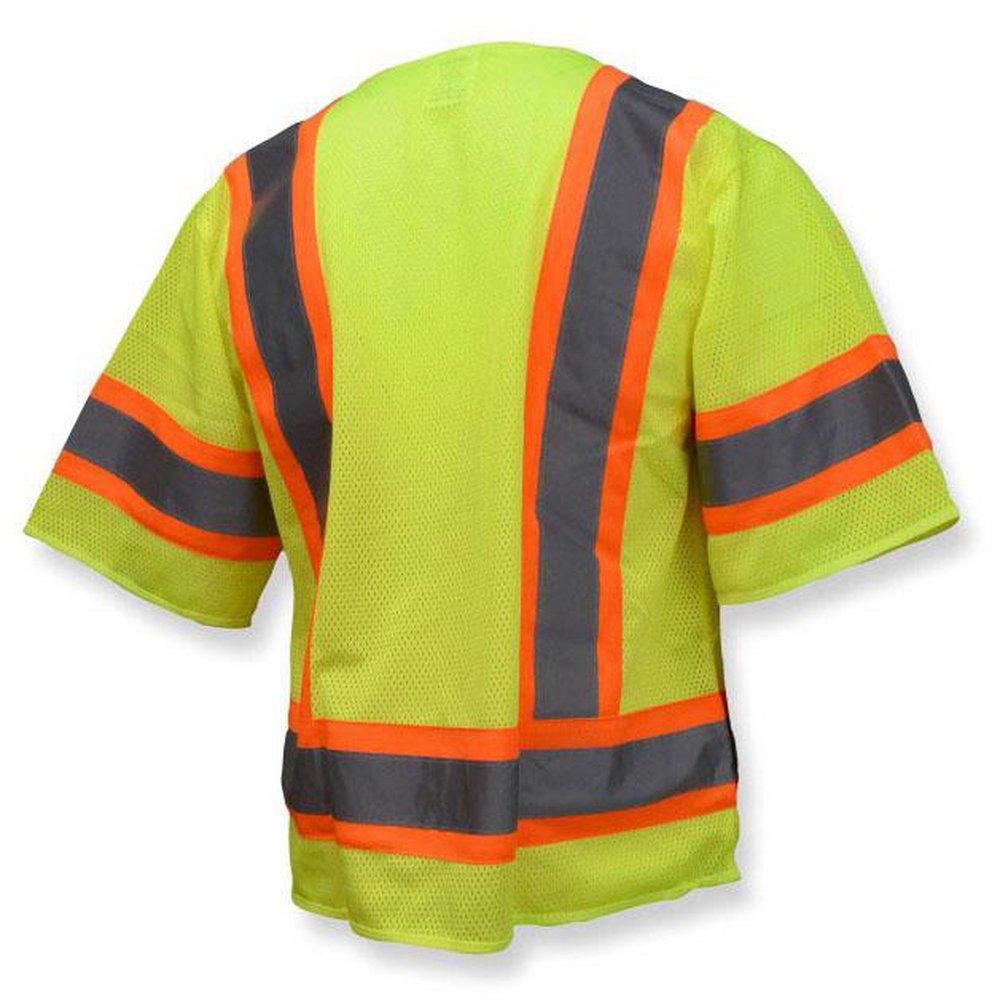 Radians Hi-Viz Green Size L Polyester Mesh Reusable Safety Vest 
