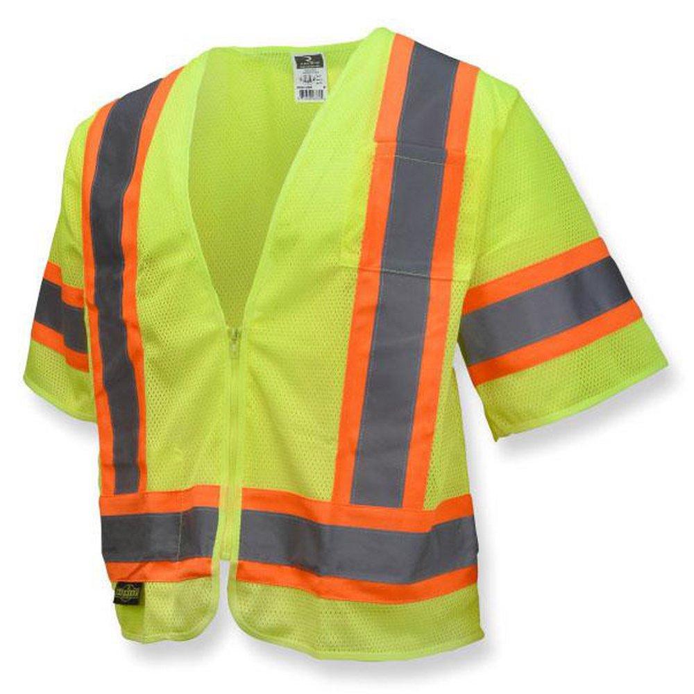 Radians Hi-Viz Green Size L Polyester Mesh Reusable Safety Vest 