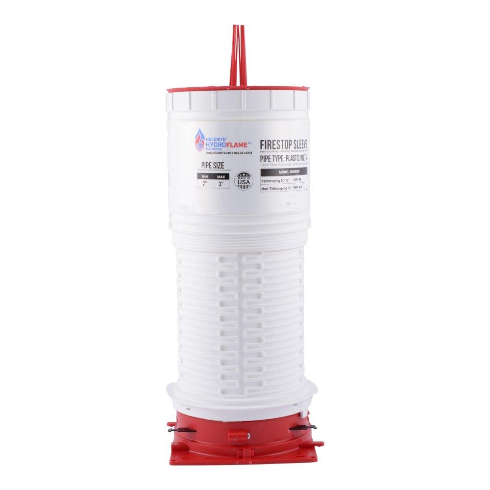 HoldRite™ White Polypropylene and Thermoplastic Firestop Sleeve 