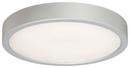25W 1-Light Flush Mount Ceiling Fixture in Silver