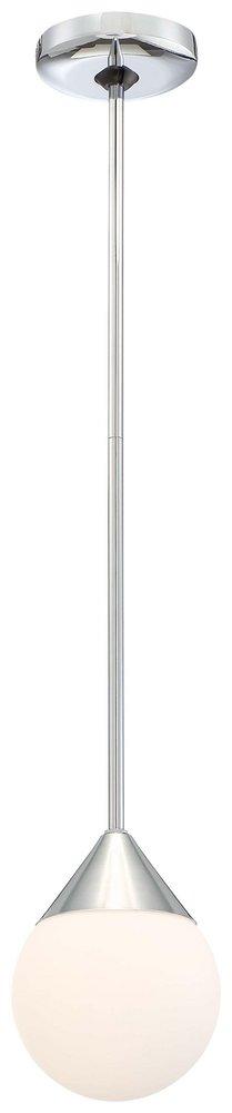 George Kovacs Polished Chrome 6 in. 100W 1-Light Medium E-26 Incandescent Pendant 