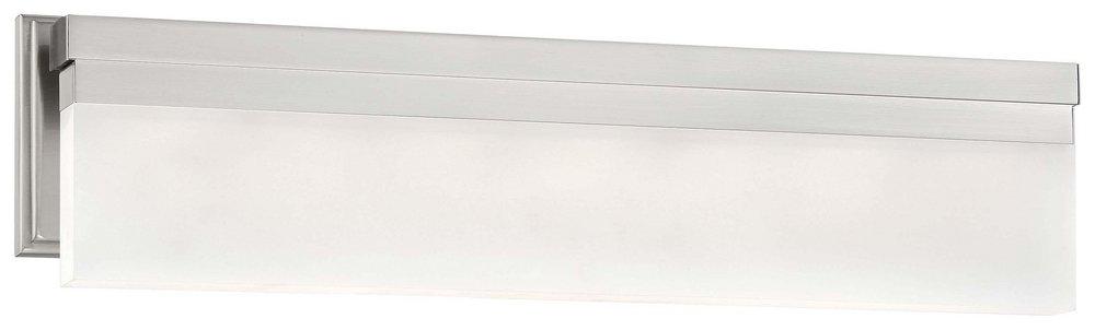 George Kovacs Brushed Nickel 40W 1-Light LED Bath Light 