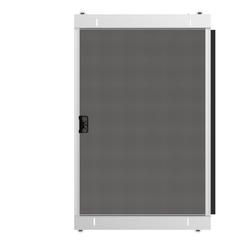 Fiberglass and Galvanized Steel Screen Door in White