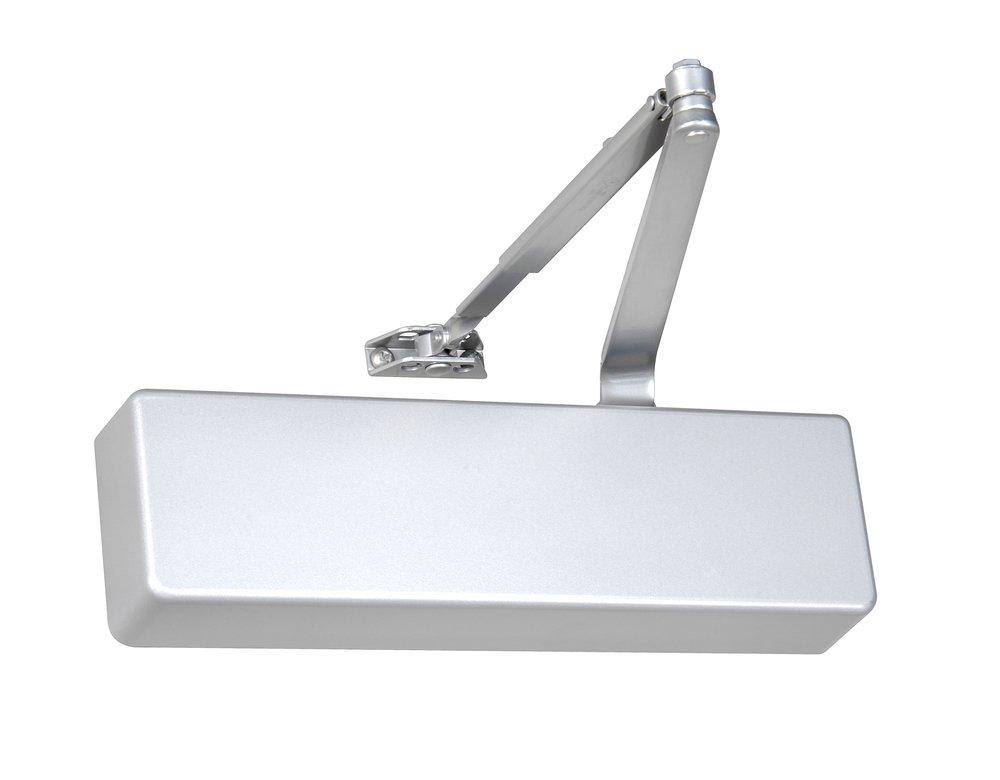 Norton Door Controls Satin Chrome Aluminum Multi-Size Barrier Free Door Closer 