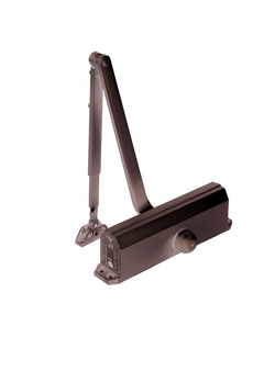 1600 Series Door Closer, Cast Aluminum Body, Size 4, Aluminum Finish