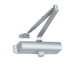 160 Series Door Closer, Cast Aluminum Body, Size 4, Aluminum Finish