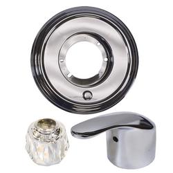Two Handle Valve Trim in Chrome Plated