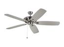 Visual Comfort & Co. Fan Brushed Steel 72W 5-Blade Ceiling Fan 