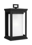 75W 1-Light Medium E-26 LED Outdoor Wall Sconce in Textured Black