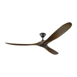 26W 3-Blade Ceiling Fan in Matte Black