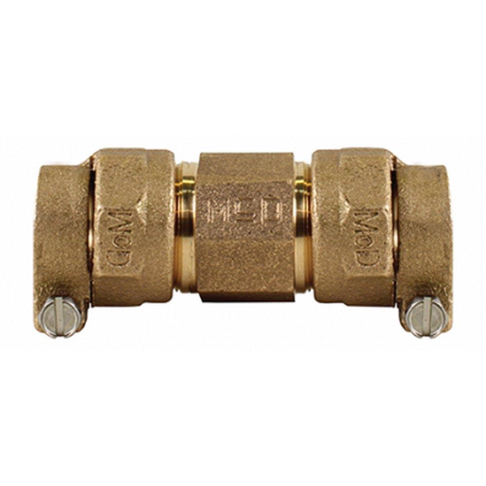 A.Y. McDonald Compression Brass Coupling 