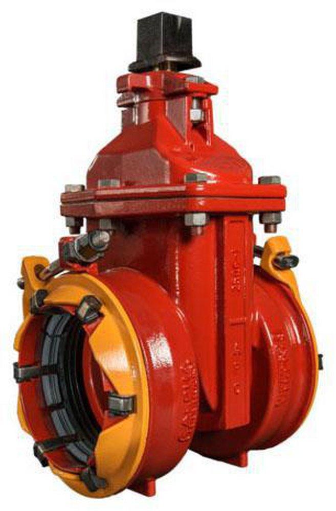 American Flow Control Restraint Joint Ductile Iron Open Left Resilient Wedge Gate Valve 