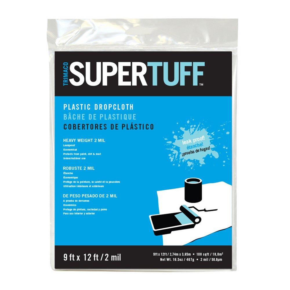 Trimaco 9 x 12 ft. Plastic Drop Cloth 