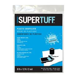 9 x 12 ft. 2 mil Plastic Drop Cloth