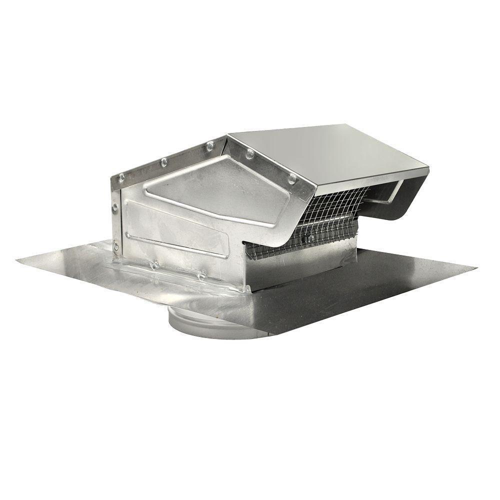 Galvanized Roof Vent with Damper 