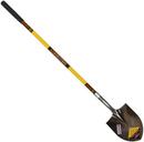 Seymour Midwest Yellow Round Point Shovel with Fiberglass Cushion Grip Handle 
