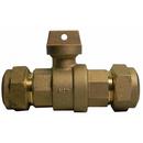 A.Y. McDonald Compression Brass Ball Curb Valve 