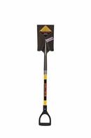 Seymour Midwest Yellow Garden Spade Shovel with Fiberglass D-Grip Handle 
