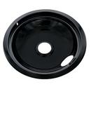 8 in. Drip Pan Bowl, Black, 6-Pack