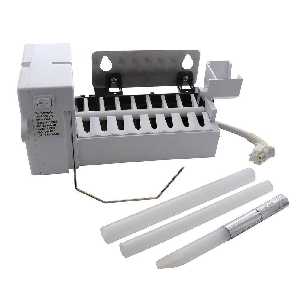 White Ice Maker Kit in White 