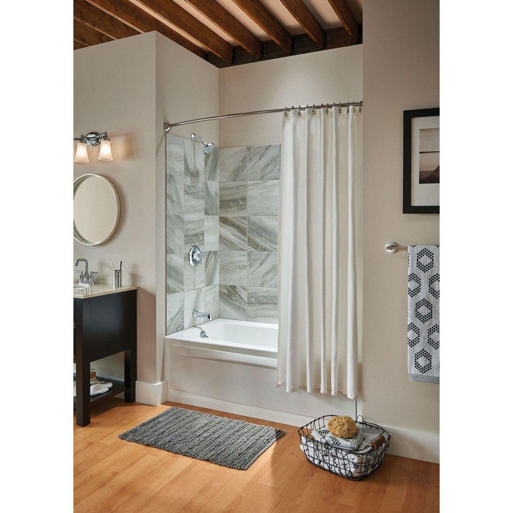 Moen Chrome Two Handle Centerset Bathroom Sink Faucet Lever Handle 