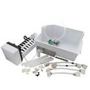 White Ice Maker Kit in White 