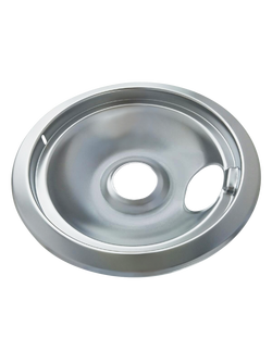 6 in. Drip Pan Bowl, Chrome, 6-Pack