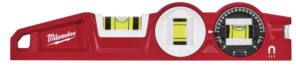 Empire Red Torpedo Level with 360 Degree Locking Vial 