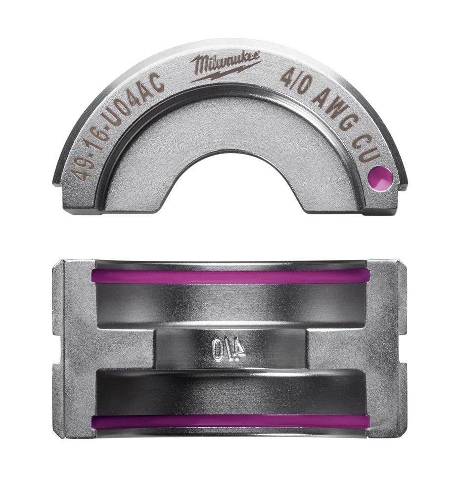 Milwaukee&reg; Silver 4/0 COPPER U STYLE DIE 